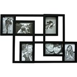 Ficha técnica e caractérísticas do produto Painel de Fotos Fine (340x64x1cm) Branco para 6 Fotos - Kapos
