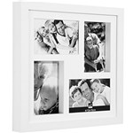 Ficha técnica e caractérísticas do produto Painel de Fotos Sizes (10x15cm) Branco para 4 Fotos - Artimage