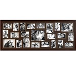 Ficha técnica e caractérísticas do produto Painel de Fotos Widescreen (10x15cm) Marrom para 23 Fotos - Artimage