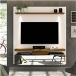 Ficha técnica e caractérísticas do produto Painel Home Suspenso para TV 60" C/ LED 100 MDF DJ Móveis Luce Off White / Demolição