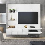 Ficha técnica e caractérísticas do produto Painel Home Suspenso Turim para Tv 50 Polegadas - Dj Móveis Branco Laca