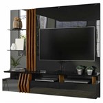 Ficha técnica e caractérísticas do produto Painel Home Theater Bello DJ Móveis para TV Até 55 Pol Preto Brilho Demolição