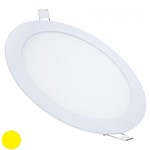 Ficha técnica e caractérísticas do produto Kit 10 Painel Plafon 18w Branco Quente Led Redondo Embutir - Importado