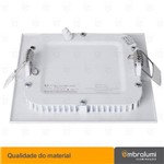 Ficha técnica e caractérísticas do produto Painel Plafon Luminária Led Embutir 6w Branco Quente- Bivolt- Embralumi