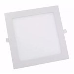 Ficha técnica e caractérísticas do produto Painel Plafon Luminaria Led Quadrado Embutir Slim 24w
