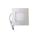 Ficha técnica e caractérísticas do produto Painel Plafon 3w Luminaria Ultra Led Quadrado Slim