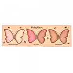 Ficha técnica e caractérísticas do produto Paleta Ruby Rose Face Kit Butterfly Highlighter / Blush / Bronzer Hb-7519