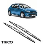 Ficha técnica e caractérísticas do produto Palheta Limpador Peugeot 206 Trico T326 Par