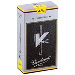 Palheta Vandoren V12 4.5 para Clarinete Sib Caixa com 10