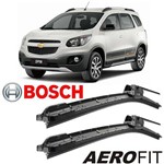 Ficha técnica e caractérísticas do produto Palhetas Limpador Parabrisa Bosch Aerofit Par - Chevrolet Spin 2013 - Af323