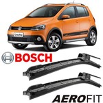 Ficha técnica e caractérísticas do produto Palhetas Limpador Parabrisa Bosch Aerofit Par - Crossfox 2010 - Af315