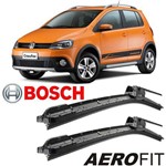 Ficha técnica e caractérísticas do produto Palhetas Limpador Parabrisa Bosch Aerofit Par - Crossfox 2011 - Af315