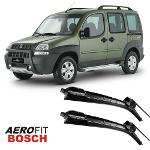 Ficha técnica e caractérísticas do produto Palhetas Limpador Parabrisa Bosch Aerofit Par - Fiat Doblo 2008 - Af323