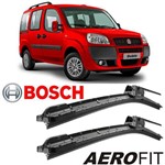 Ficha técnica e caractérísticas do produto Palhetas Limpador Parabrisa Bosch Aerofit Par - Fiat Doblo 2011 - Af323