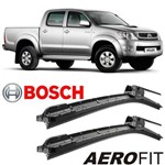 Ficha técnica e caractérísticas do produto Palhetas Limpador Parabrisa Bosch Aerofit Par - Toyota Hilux - 2005 - Af340