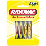 Ficha técnica e caractérísticas do produto Palito AAA C/ 4 Unidades - Rayovac