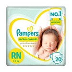 Pampers Premium Care Fralda Infantil Rn C/20