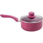 Ficha técnica e caractérísticas do produto Panela com Revestimento Cerâmico 18cm Pink - La Cuisine