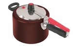 Ficha técnica e caractérísticas do produto Panela de Pressão Clock PPFI Alumínio 4,5L Vermelha