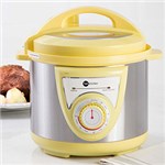 Ficha técnica e caractérísticas do produto Panela de Pressão Elétrica Fun Kitchen 4L Amarelo