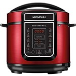 Ficha técnica e caractérísticas do produto Panela de Pressão Elétrica Mondial Digital Master Cooker 5L Vermelha - 900W