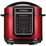 Ficha técnica e caractérísticas do produto Panela de Pressão Elétrica Mondial Master Cooker Vermelha 127V
