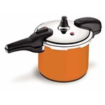 Ficha técnica e caractérísticas do produto Panela de Pressão Tramontina Valência - 4,5 L - Laranja