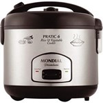 Ficha técnica e caractérísticas do produto Panela Elétrica 6 Xícaras Pratic Rice & Vegetables Cooker Premium PE-02 - Mondial - 220v