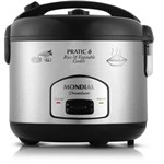 Ficha técnica e caractérísticas do produto Panela Elétrica Pratic Rice & Vegetables Cooker 6 Premium 110V Mondial - PE-02