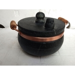 Ficha técnica e caractérísticas do produto Panelas de pressão de pedra sabão de 5 litros cobre e madeira