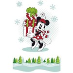 Ficha técnica e caractérísticas do produto Pano de Copa Natal Mickey e Minnie Noite Feliz II 1 Peça - L