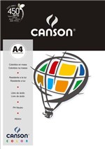 Ficha técnica e caractérísticas do produto Papel Canson Color Branco 180g/m² A4 210 X 297 Mm com 10 Folhas