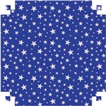 Ficha técnica e caractérísticas do produto Papel Cartolina Dupla Face Dec.azul C/ESTRELAS 150G.48X66 - V.M.P.