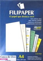 Ficha técnica e caractérísticas do produto Papel Casca Ovo A4 30f 120g Branco 1989 Filiperson - 952727