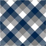 Ficha técnica e caractérísticas do produto Papel de Parede Adesivo Xadrez Azul e Cinza
