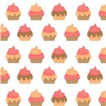 Ficha técnica e caractérísticas do produto Papel de Parede Cupcakes - Branco