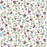 Ficha técnica e caractérísticas do produto Papel De Parede Floral Com Flores Coloridas