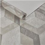 Ficha técnica e caractérísticas do produto Papel de Parede Importado Geometrico Texturizado Bege 3d - Maya Wallpaper