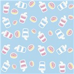 Ficha técnica e caractérísticas do produto Papel de Parede Infantil Milk Shake e Donuts