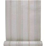 Ficha técnica e caractérísticas do produto Papel de Parede PVC Liso Listrado Tons de Verde e Marfim