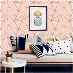 Ficha técnica e caractérísticas do produto Papel de Parede Zara Soft Pink Rose Gold