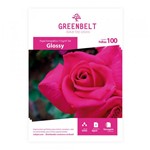 Ficha técnica e caractérísticas do produto Papel Fotográfico A4 Glossy 115g Greenbelt 100 Folhas - GreenBelt