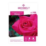 Ficha técnica e caractérísticas do produto Papel Fotográfico A4 Glossy Brilhante 115g Greenbelt 100 Folhas