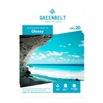 Ficha técnica e caractérísticas do produto Papel Fotográfico A6 10x15 Glossy 260g Greenbelt 20 Folhas - GreenBelt