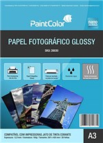 Ficha técnica e caractérísticas do produto Papel Fotográfico Glossy para Jato de Tinta A3 180g 20 Folhas
