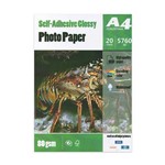 Ficha técnica e caractérísticas do produto Papel Fotográfico para Jato de Tinta Adesivo A4 80g
