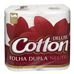 Ficha técnica e caractérísticas do produto Papel Higiênico Cotton Folha Dupla Neutro 4 Unidades
