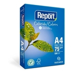 Ficha técnica e caractérísticas do produto Papel Report A4 Color Azul 75 Gramas Pacote Com 500 Folhas