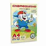 Ficha técnica e caractérísticas do produto Papel Sulfite A4 Amarelo 100Fls Chamequinho - Chamex