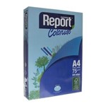 Ficha técnica e caractérísticas do produto Papel Sulfite A4 Azul com 500 Folhas Report